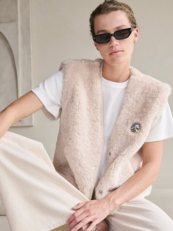 Another-Label ALFina vest Sandshell