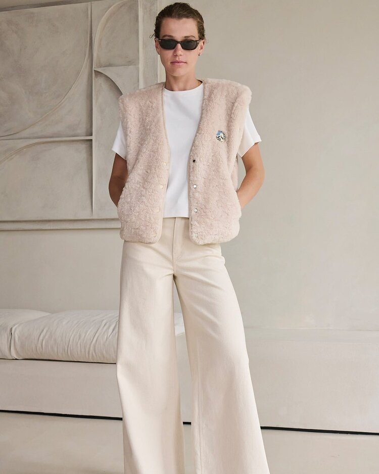 Another-Label ALFina vest Sandshell