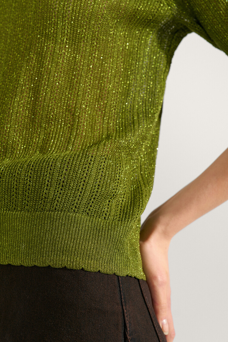 Nümph NUMISLA PULLOVER Calla Green