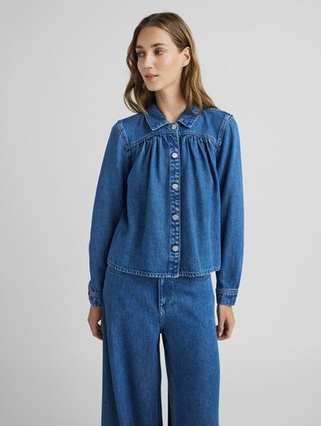 MSCH MSCHAgo Rue Shirt Mid Blue Wash