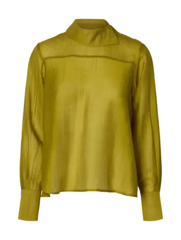 Selected SLWCONNIE LS RELAXED TOP Avocado Oil