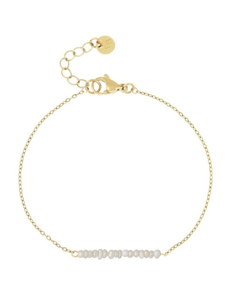 Ellen Beekmans Armband Gemstone petite wit