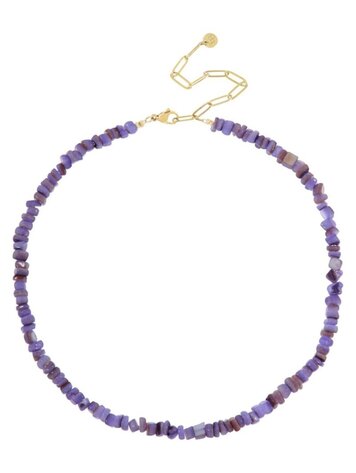 Ellen Beekmans Ketting Gemstone Paars
