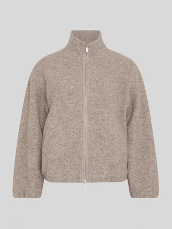 MSCH MSCHAnnike Wool Jacket Warm Light Grey Melange