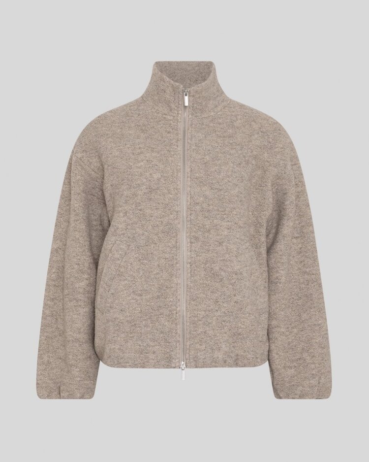MSCH MSCHAnnike Wool Jacket Warm Light Grey Melange