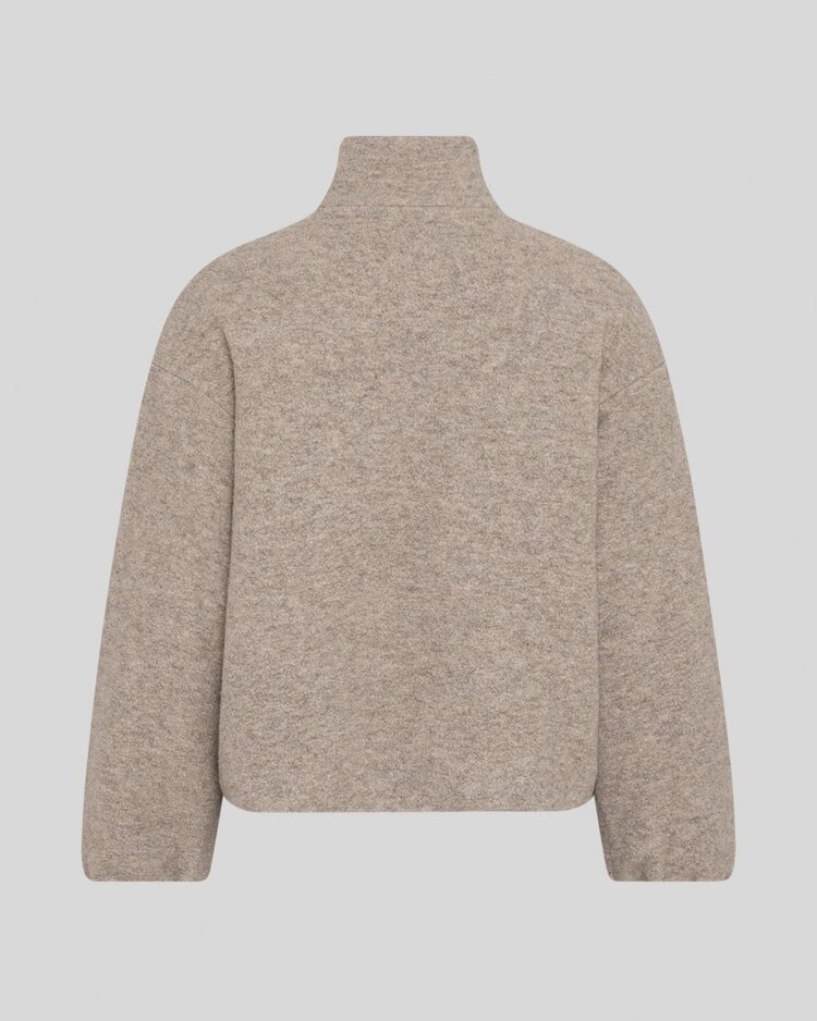 MSCH MSCHAnnike Wool Jacket Warm Light Grey Melange