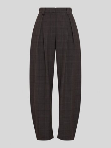 MSCH MSCHJohnna HW Barrel Pants CHK