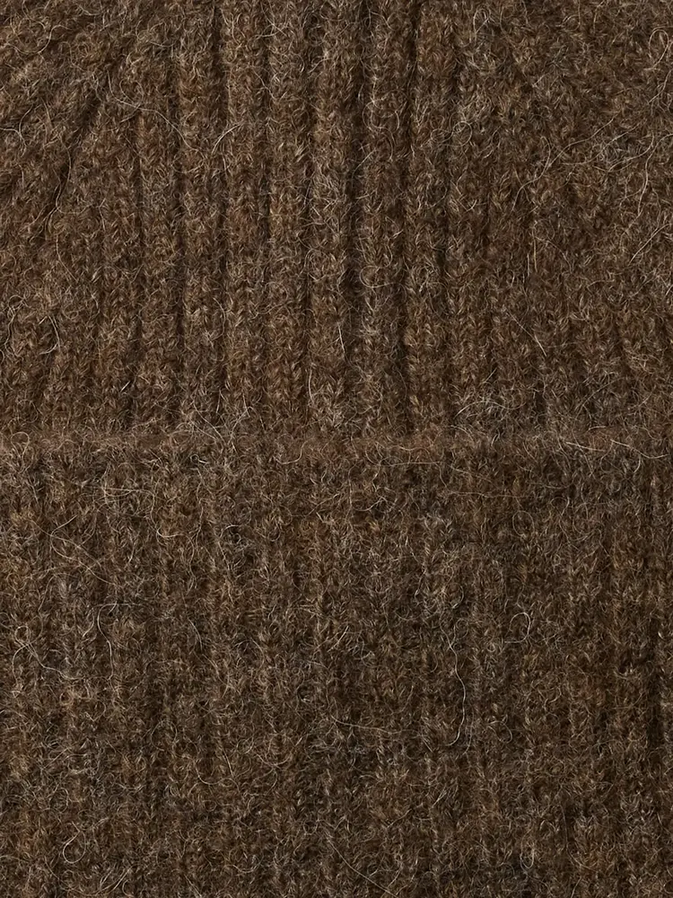 Selected SLWLULU WOOL BLEND KNIT BEANIE Dachshund Melange