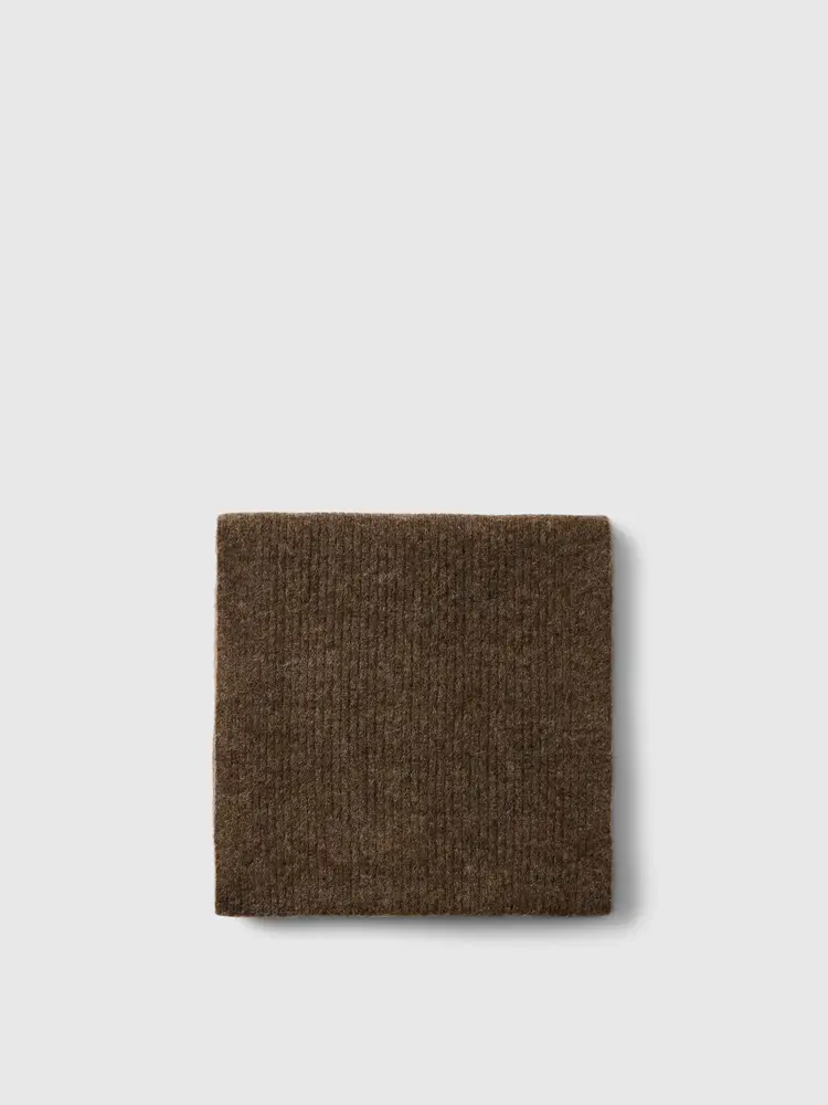 Selected SLWLULU WOOL BLEND NARROW KNIT SCARF Dachshund /melange