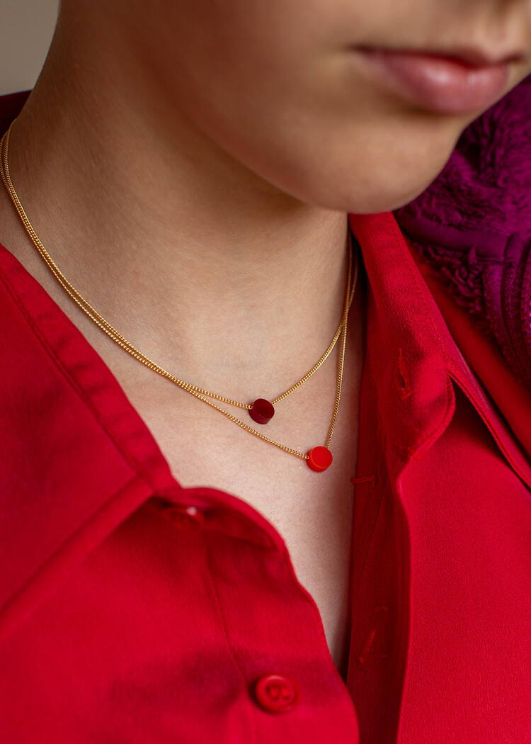 Turina Jewellery Ketting Mini Dahlia Gold