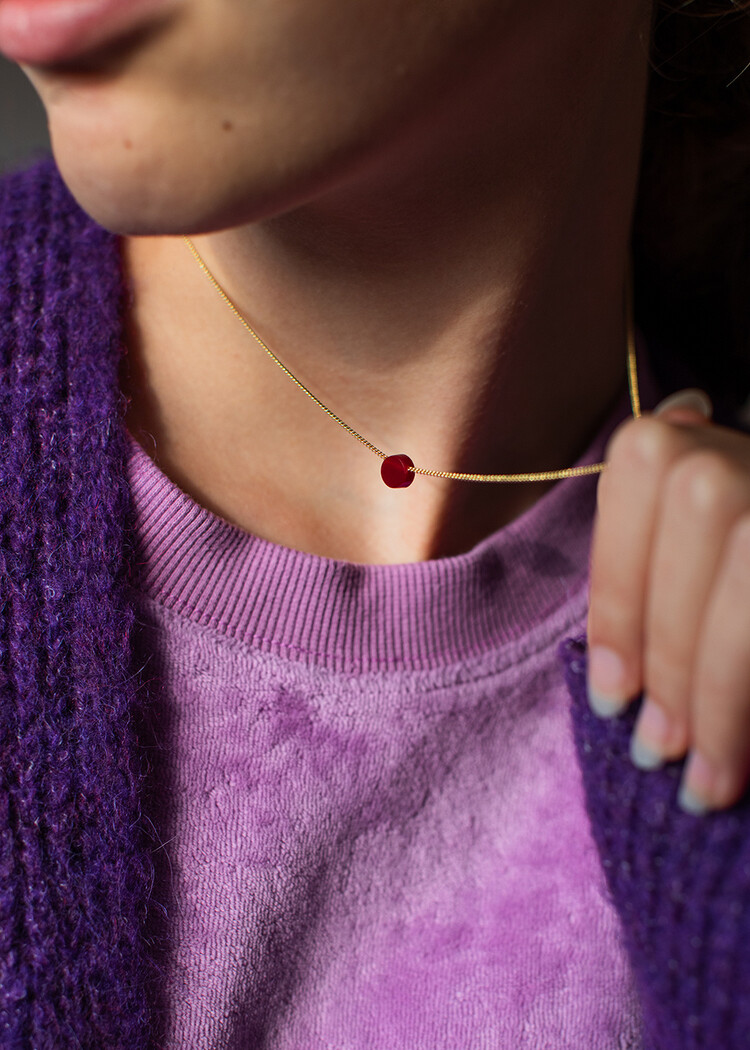 Turina Jewellery Ketting Mini Dahlia Gold