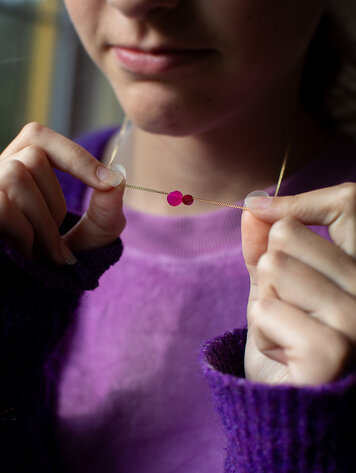 Turina Jewellery Ketting Mini Cerise Gold