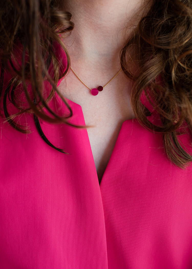 Turina Jewellery Ketting Mini Cerise Gold