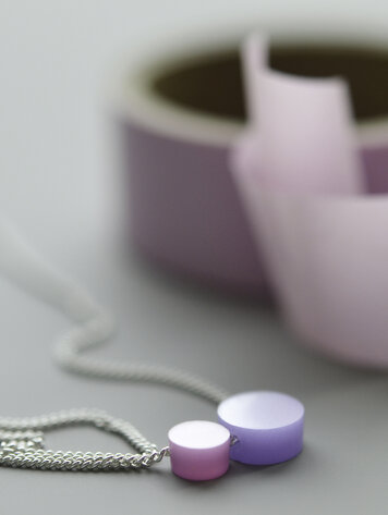 Turina Jewellery Ketting Mini Lilac Silver