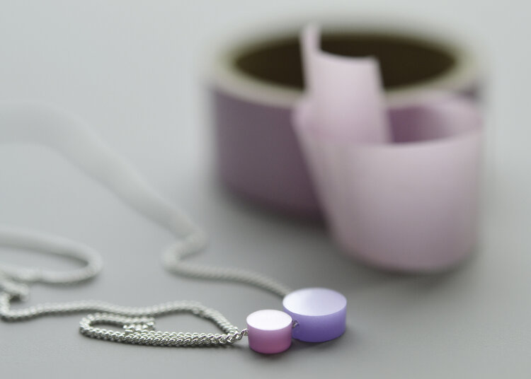 Turina Jewellery Ketting Mini Lilac Silver