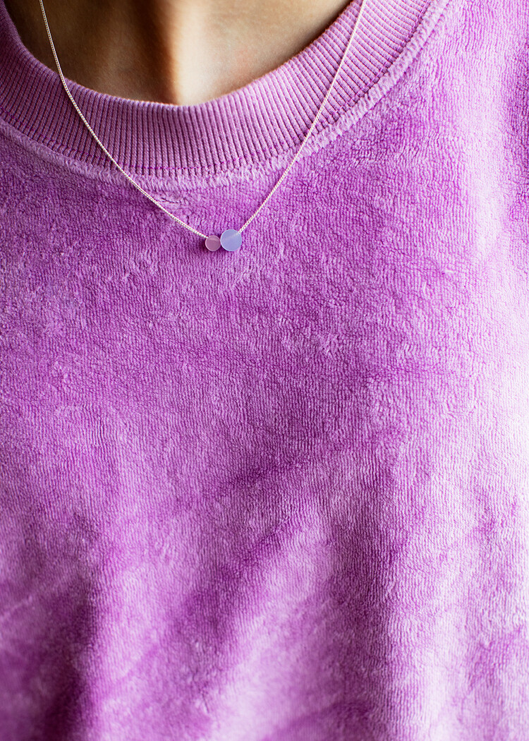 Turina Jewellery Ketting Mini Lilac Silver