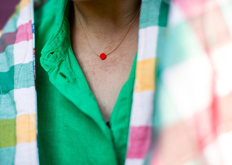 Turina Jewellery Ketting Mini Poppy Gold