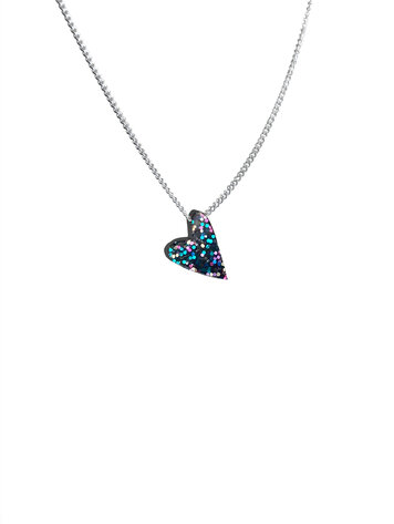 Turina Jewellery Ketting Loved by me Sparkling Black colourful fine