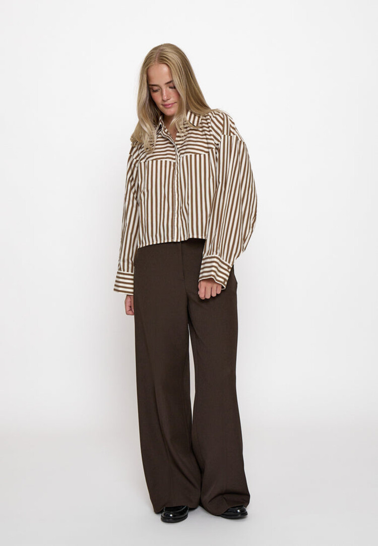 Peppercorn PCSadie Shirt Toffee Stripe