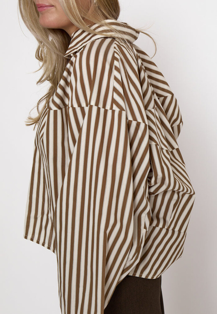 Peppercorn PCSadie Shirt Toffee Stripe