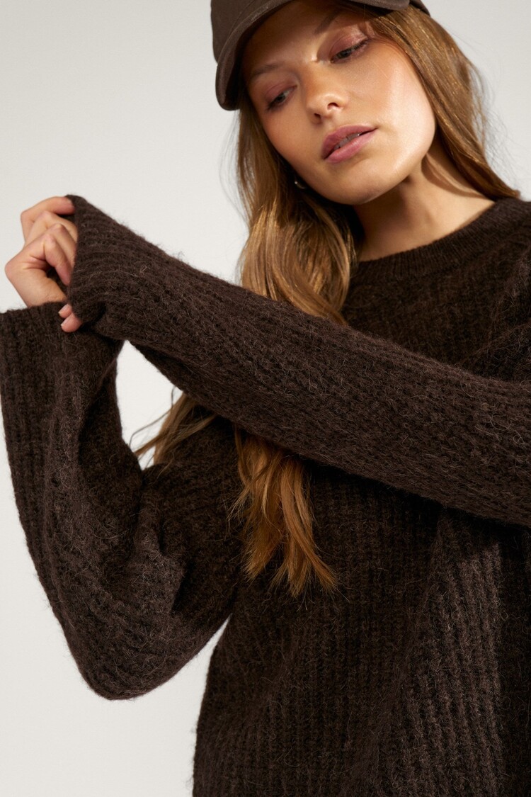 Nümph NUZINDI PULLOVER Black Coffee