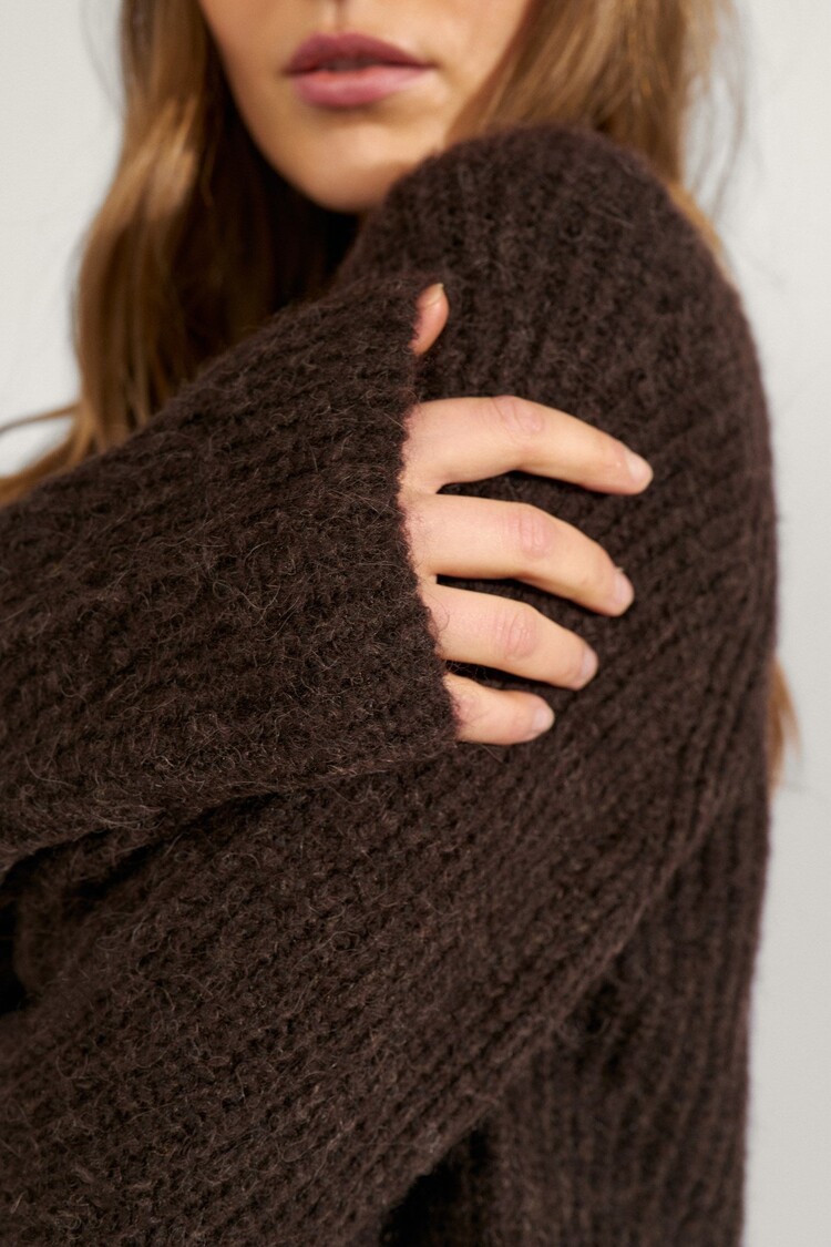 Nümph NUZINDI PULLOVER Black Coffee