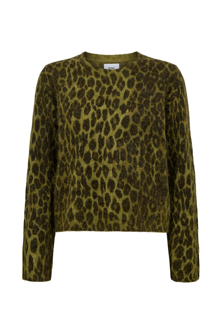 Nümph NURIETTE LEO PULLOVER Calla Green