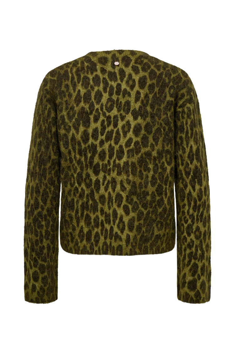 Nümph NURIETTE LEO PULLOVER Calla Green
