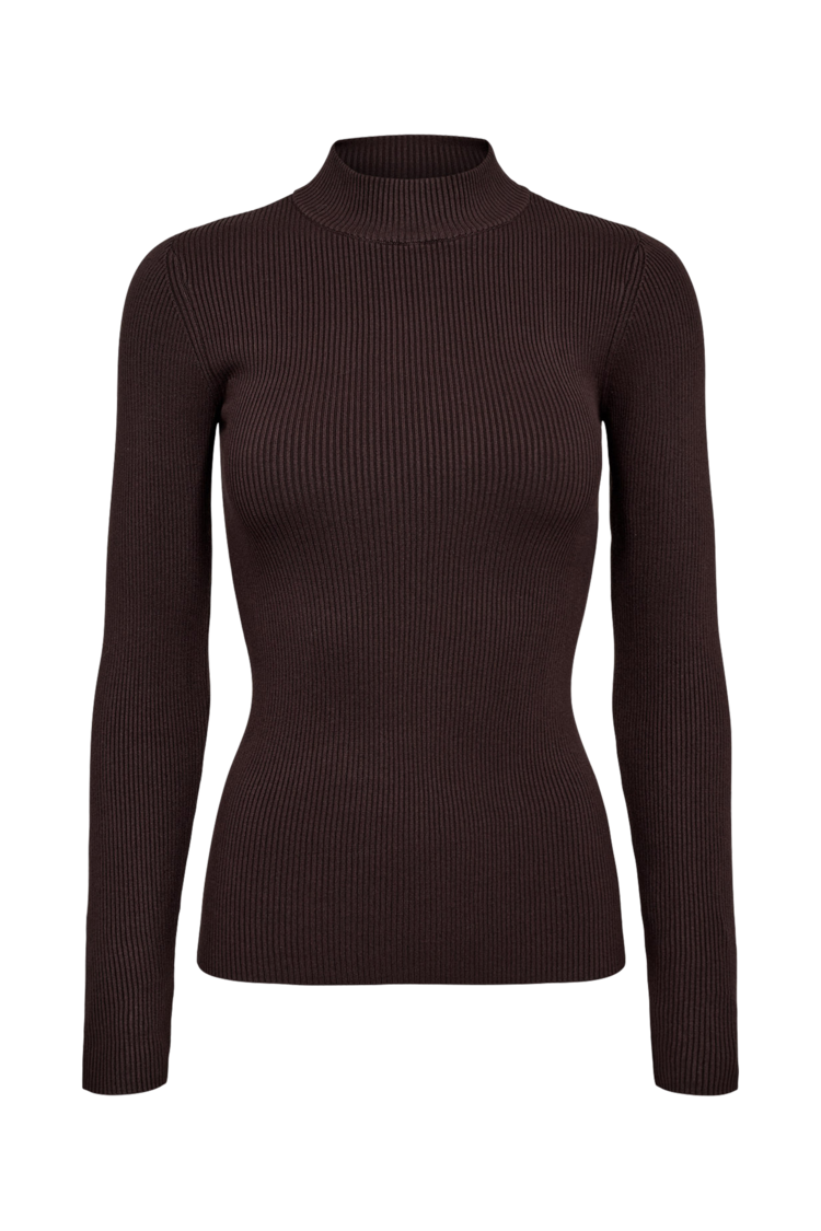 Nümph NUBIA LS PULLOVER  Black Coffee