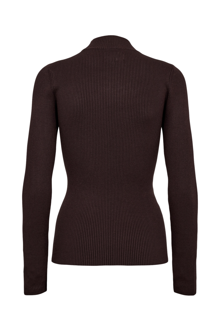 Nümph NUBIA LS PULLOVER  Black Coffee