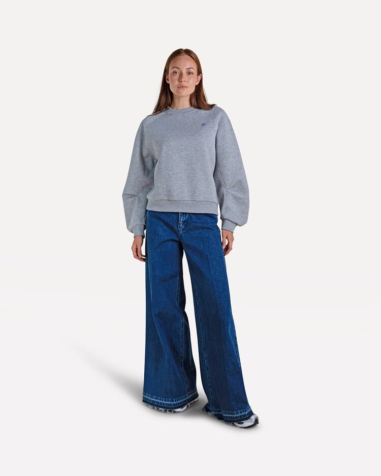 Another-Label ALNiya Written sweat Dark Grey Melee