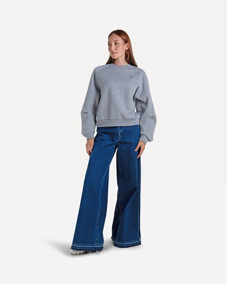 Another-Label ALNiya Written sweat Dark Grey Melee