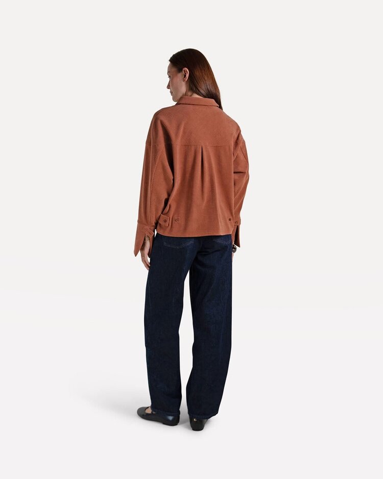 Another-Label ALAgathe cord shirt Gingerbread