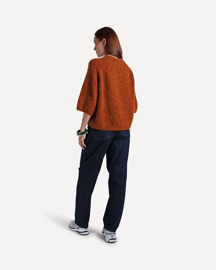 Another-Label ALBrune knitted pull s/s Ginger Bread Melee