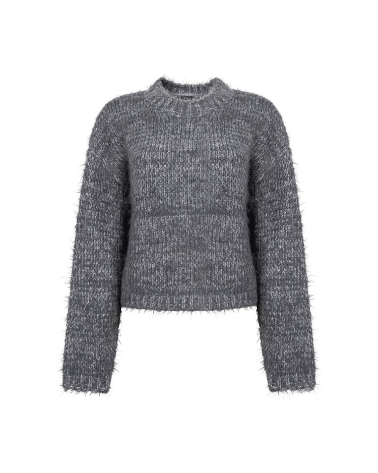 Another-Label ALLottie knitted pull l/s Grey Melee