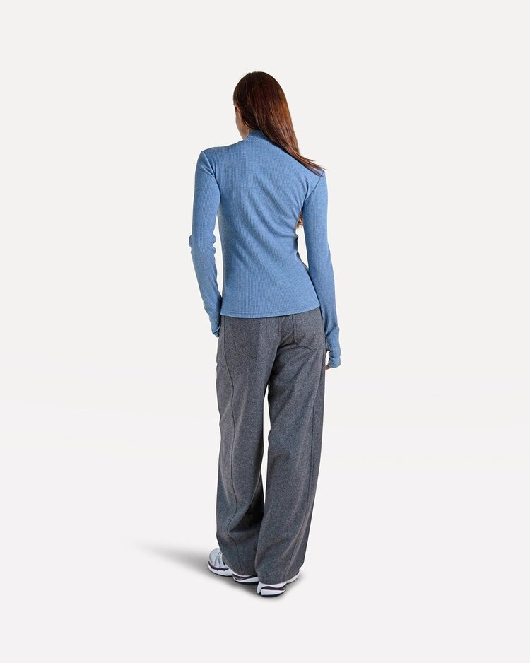 Another-Label ALVicky wool pants Dark Grey Melee