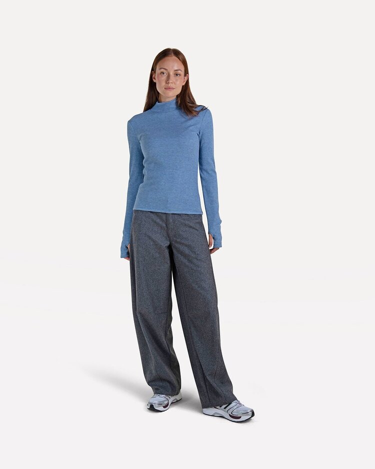 Another-Label ALVicky wool pants Dark Grey Melee