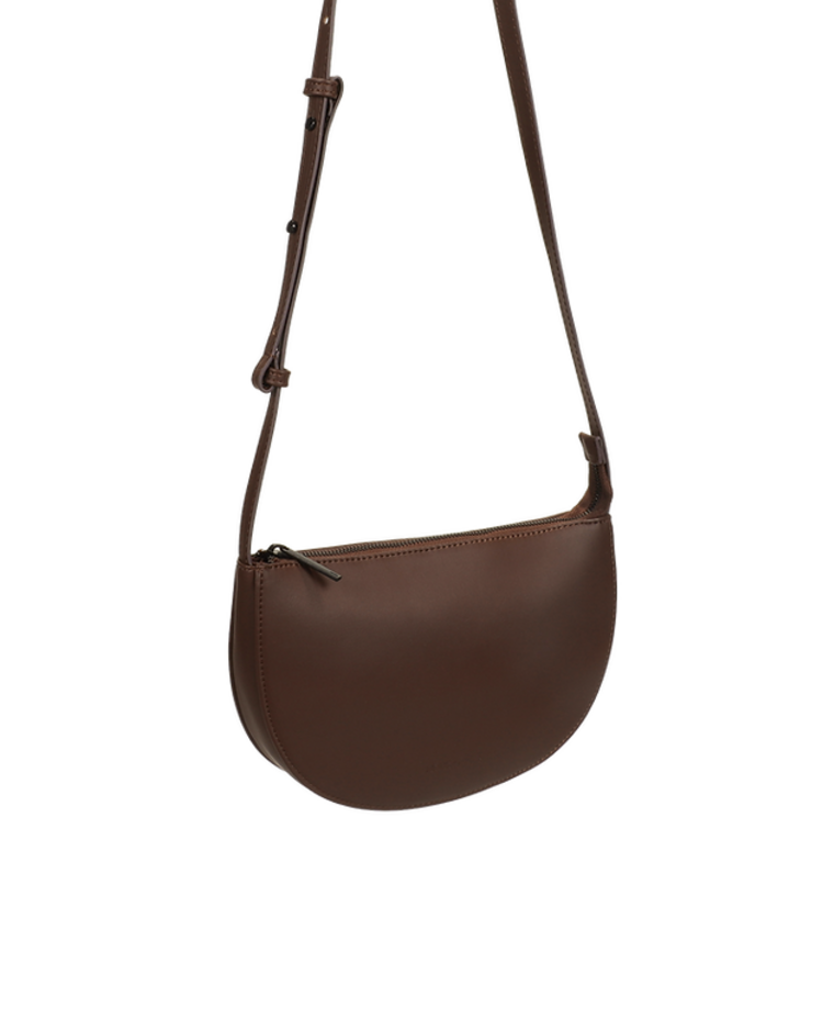 Monk&Anna Farou Half moon bag Dark Wood