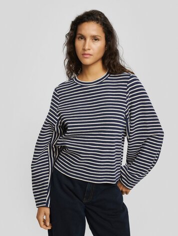 MSCH MSCHSofia Sweatshirt STP Peacoat Oatmeal