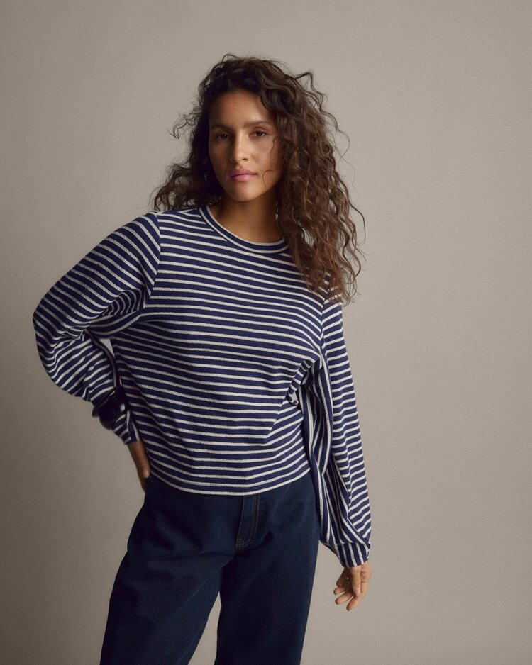 MSCH MSCHSofia Sweatshirt STP Peacoat Oatmeal