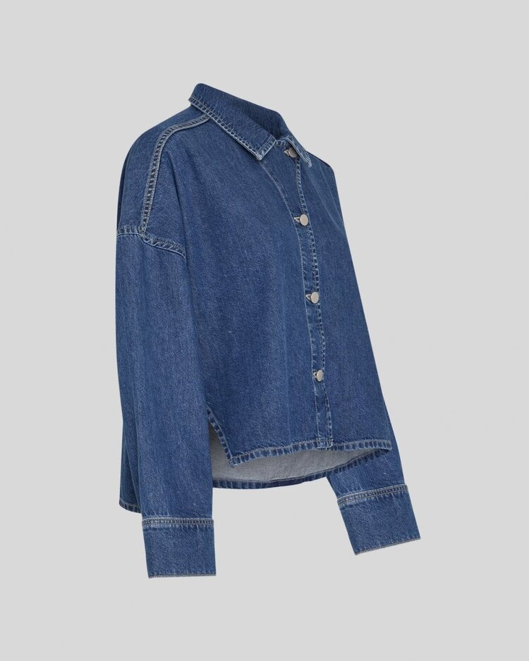 MSCH MSCHLoa Lis Denim Shirt Mid Blue Wash