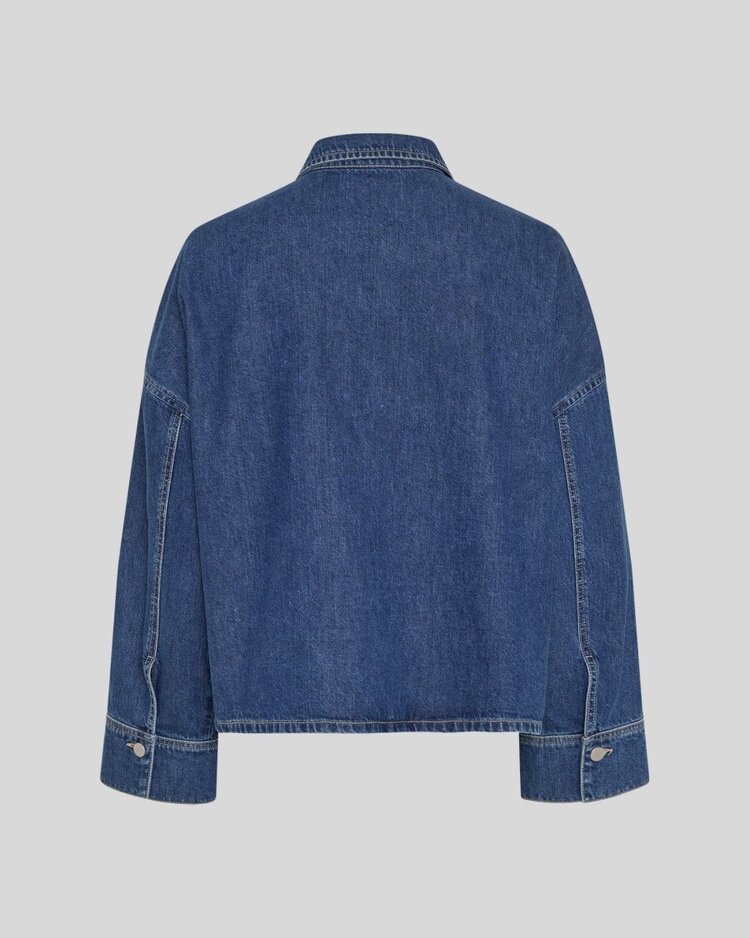 MSCH MSCHLoa Lis Denim Shirt Mid Blue Wash