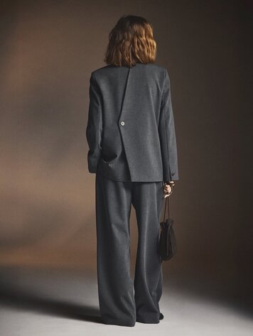 MSCH MSCHInge Henrike Loose Blazer Dark Grey Melange