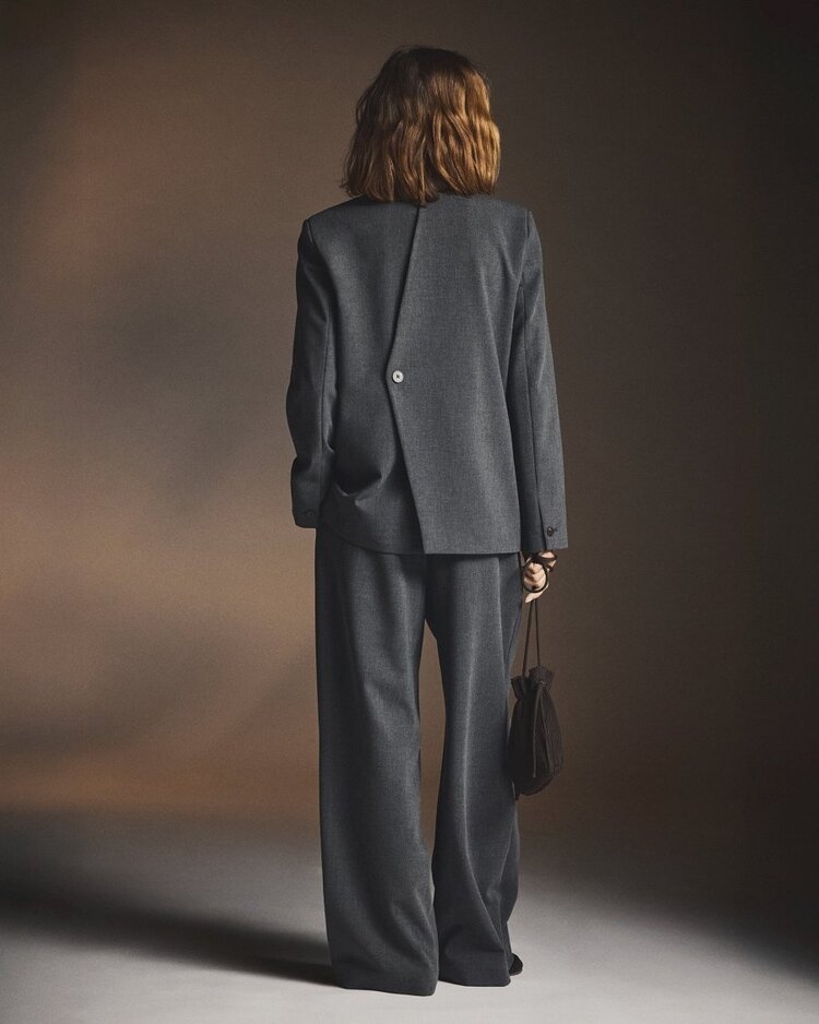 MSCH MSCHInge Henrike Loose Blazer Dark Grey Melange