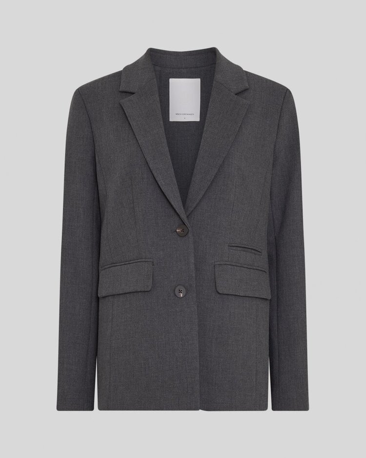 MSCH MSCHInge Henrike Loose Blazer Dark Grey Melange