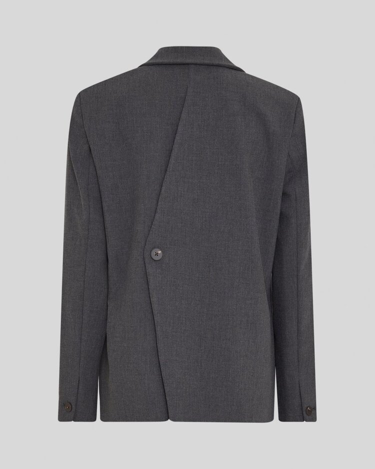 MSCH MSCHInge Henrike Loose Blazer Dark Grey Melange