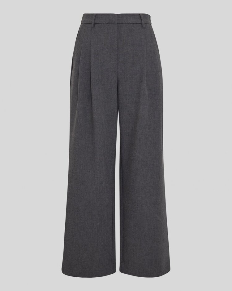 MSCH MSCHHenrike HW Pants Dark Grey Melange