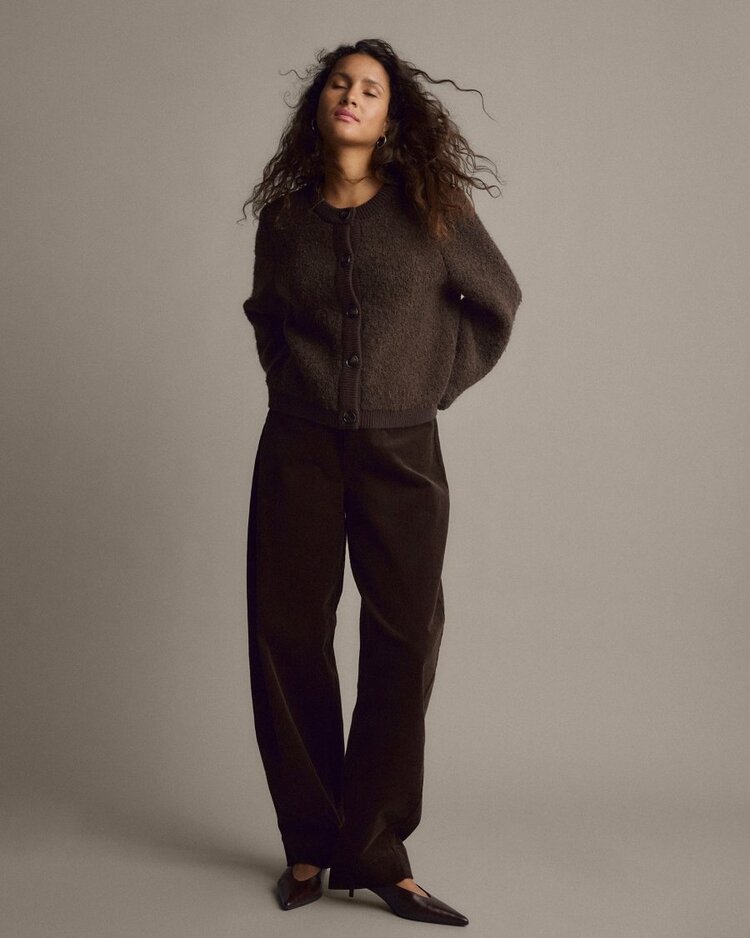 MSCH MSCHFilippa HW Pants Mole Brown