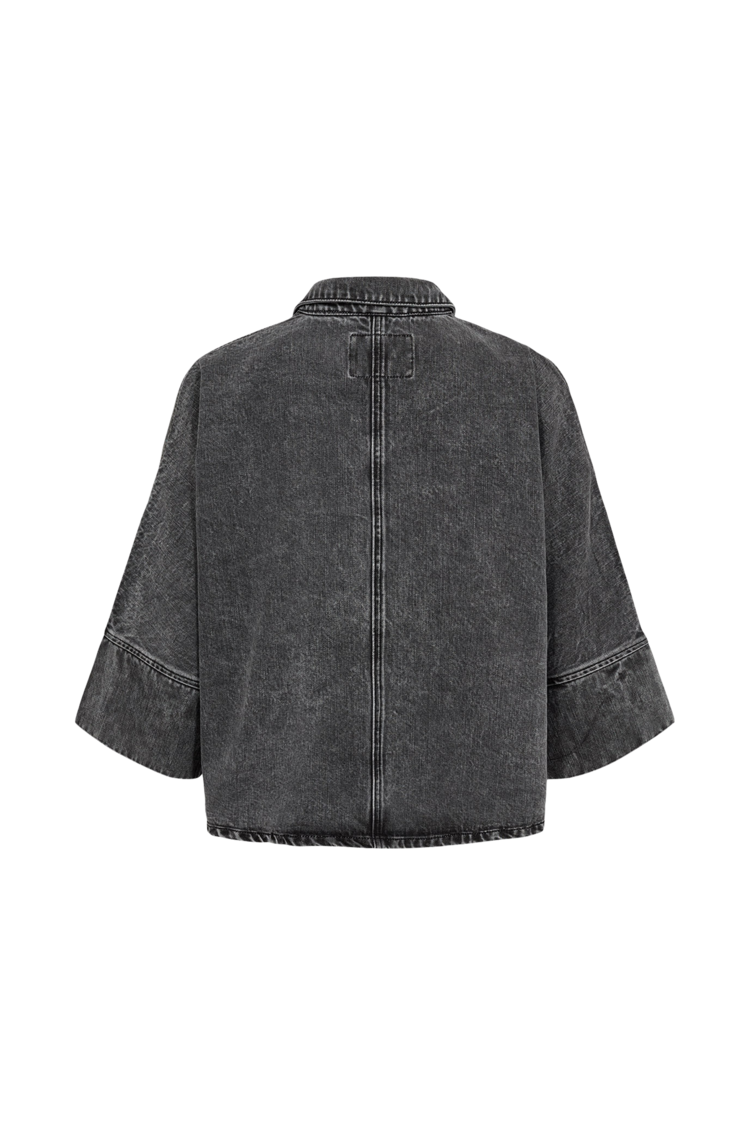 Nümph NUBROOKLYN OVERSIZE STONE SHIRT Grey Denim