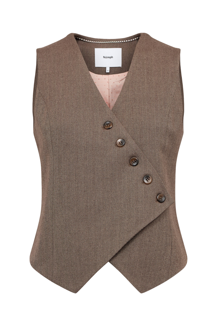 Nümph NULIPPA WAISTCOAT Chocolate Plum